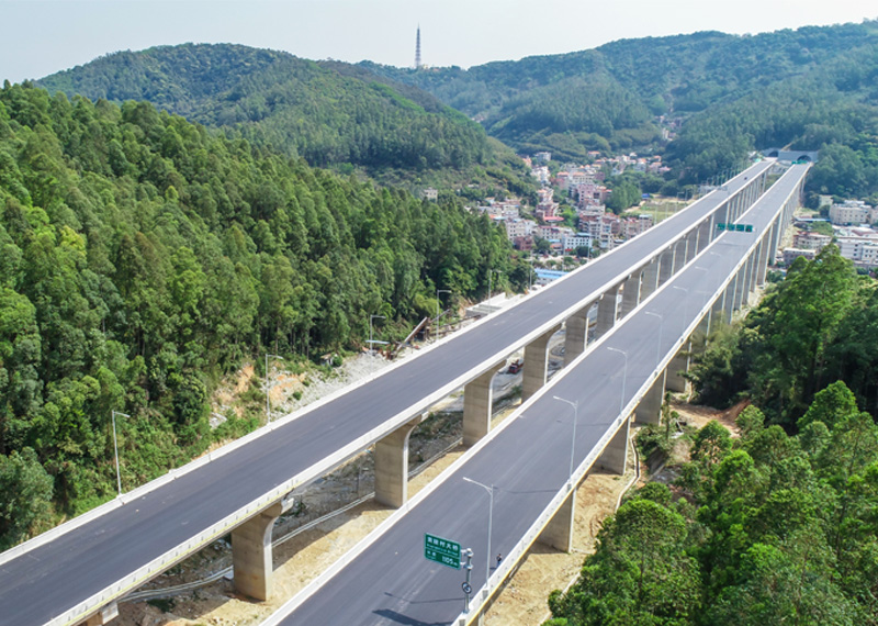鳳凰山隧道工程TJ01合同段 黃陂村特大橋